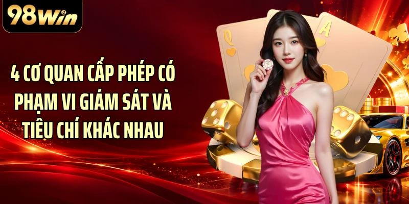 4 cơ quan cấp phép có phạm vi giám sát và tiêu chí khác nhau