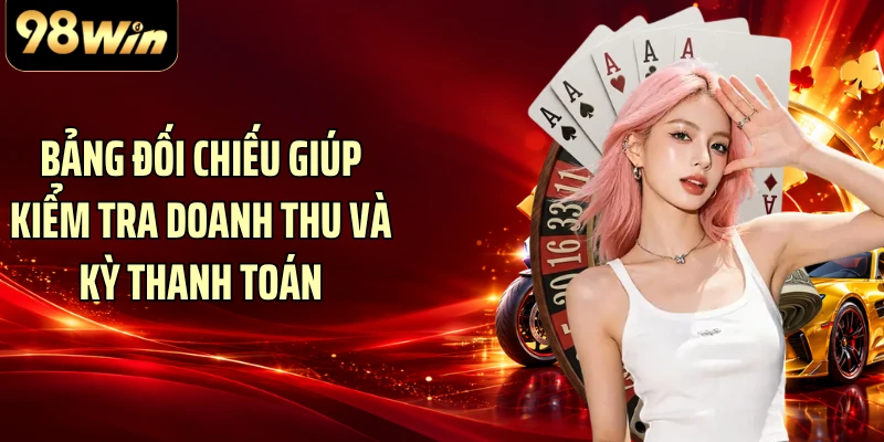 Bảng đối chiếu giúp kiểm tra doanh thu và kỳ thanh toán