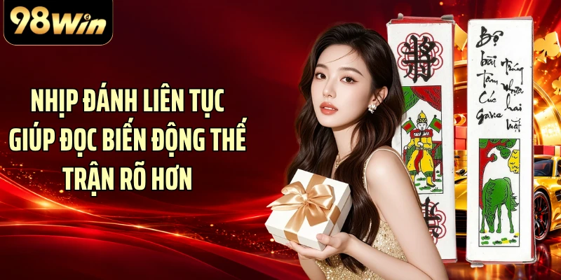 Nhịp đánh liên tục giúp đọc biến động thế trận rõ hơn