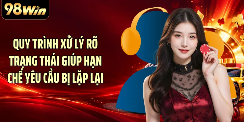 Quy trình xử lý rõ trạng thái giúp hạn chế yêu cầu bị lặp lại