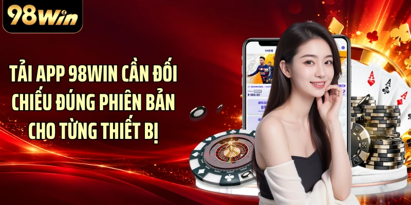 Tải app 98WIN cần đối chiếu đúng phiên bản cho từng thiết bị